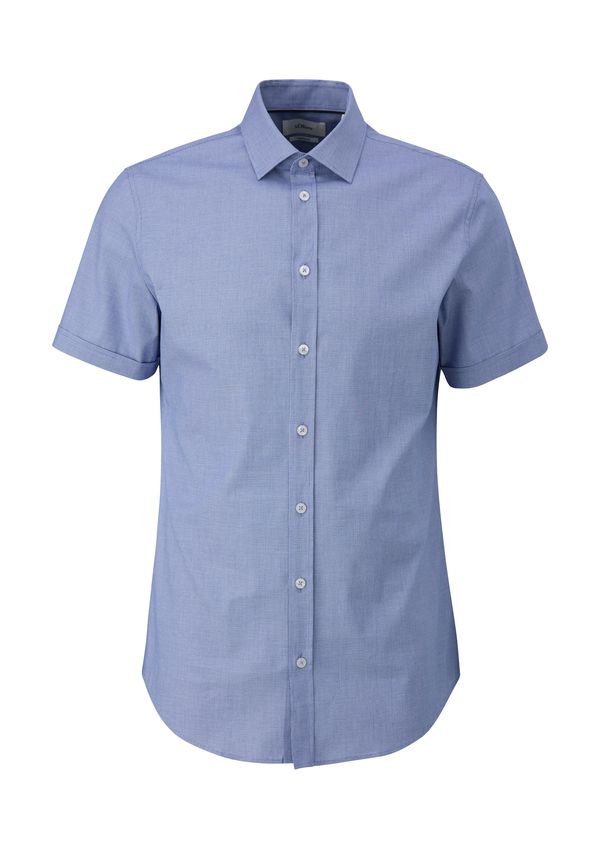 s.Oliver BLACK LABEL s.Oliver BLACK LABEL Srajca  safir / bela