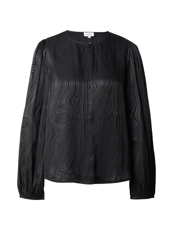 s.Oliver s.Oliver Bluza  črna