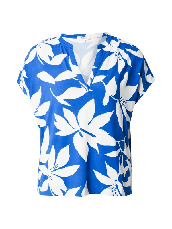 s.Oliver s.Oliver Bluza  kraljevo modra / bela