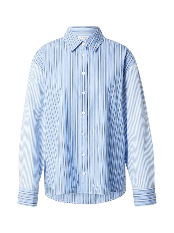 s.Oliver s.Oliver Bluza  marine / svetlo modra / bela