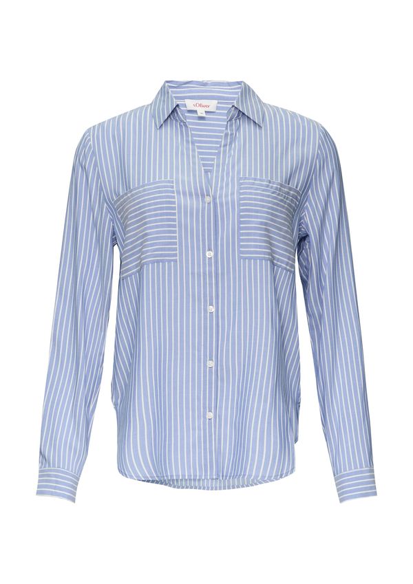 s.Oliver s.Oliver Bluza  modra / bela