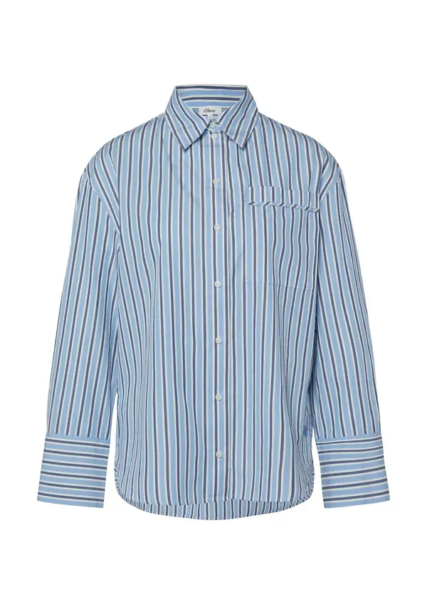 s.Oliver s.Oliver Bluza  modra / opal / bela