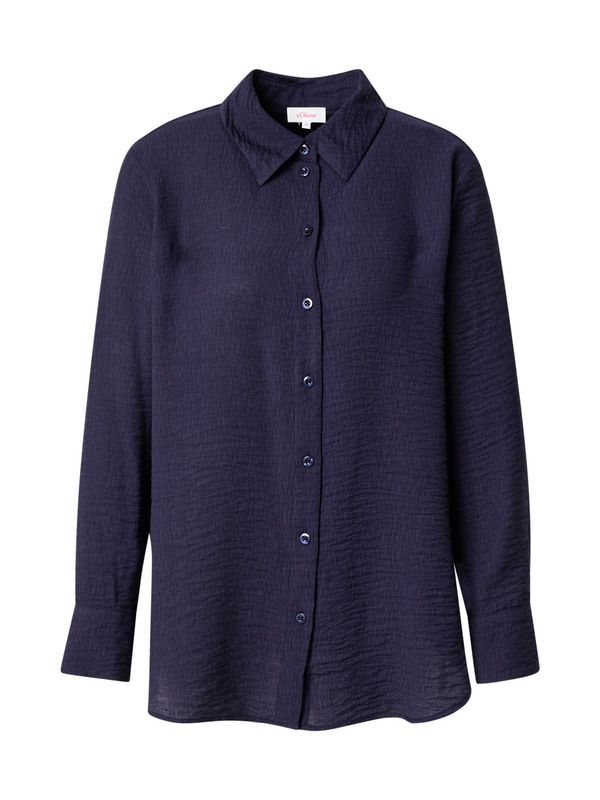 s.Oliver s.Oliver Bluza  nočno modra