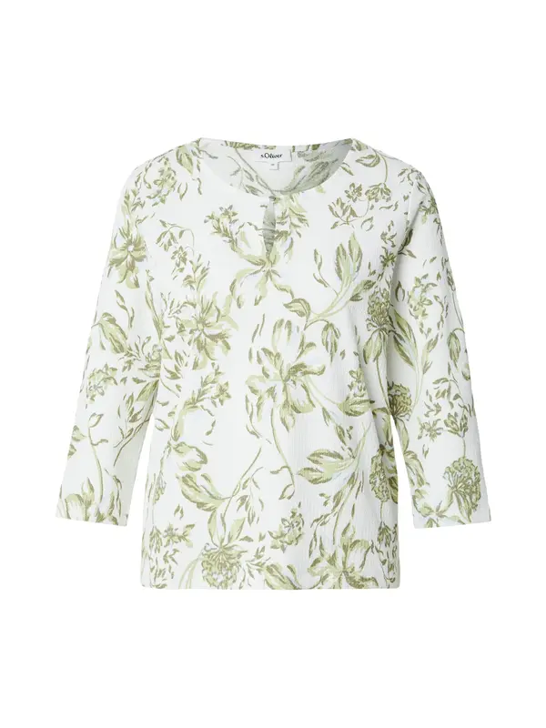 s.Oliver s.Oliver Bluza  oliva / svetlo zelena