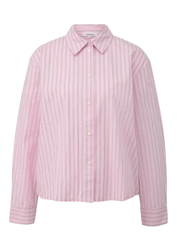 s.Oliver s.Oliver Bluza  roza / svetlo roza / bela