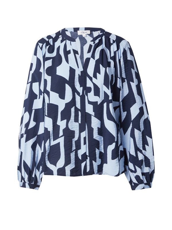 s.Oliver s.Oliver Bluza  svetlo modra / temno modra