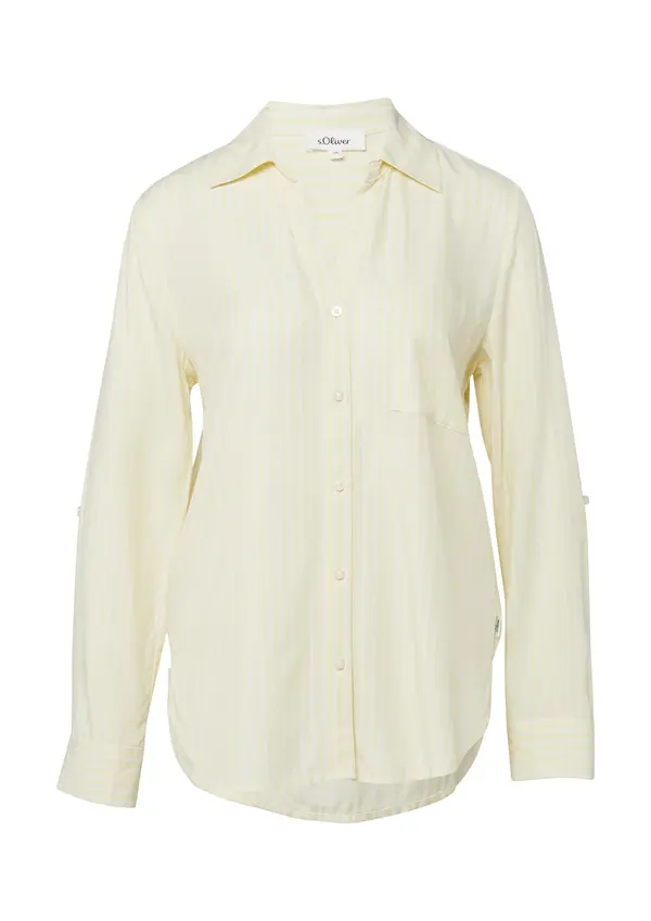 s.Oliver s.Oliver Bluza  svetlo rumena / bela