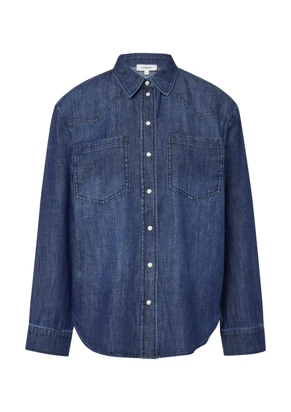 s.Oliver s.Oliver Bluza  temno modra