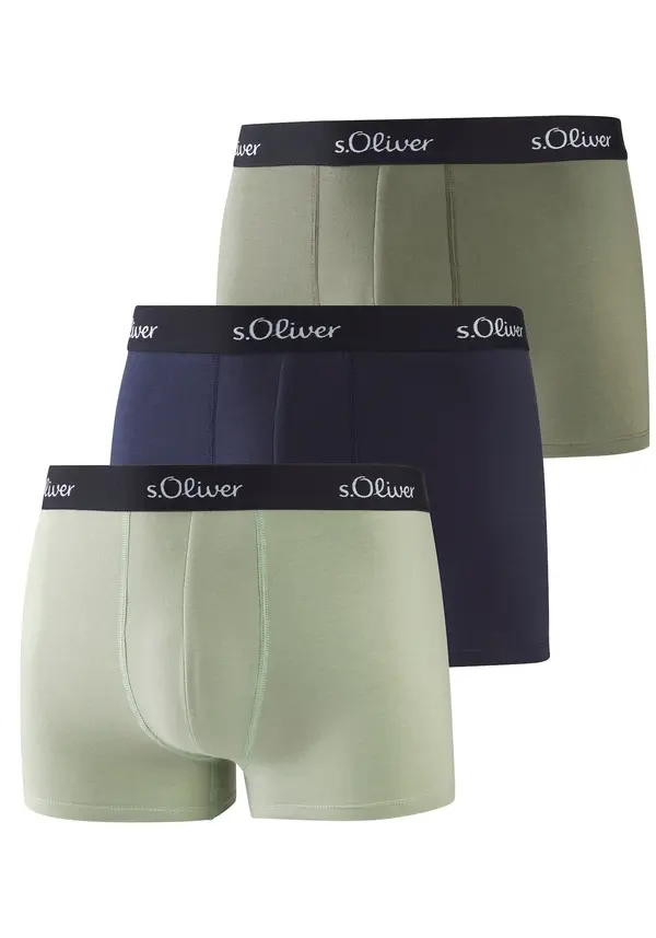 s.Oliver s.Oliver Boksarice  mornarska / kaki / pastelno zelena / črna