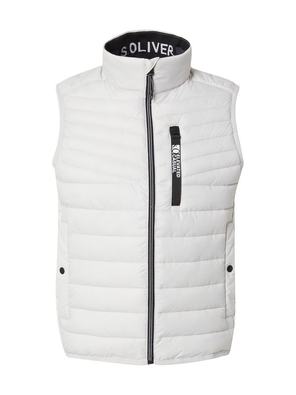 s.Oliver s.Oliver Brezrokavnik  svetlo siva / črna