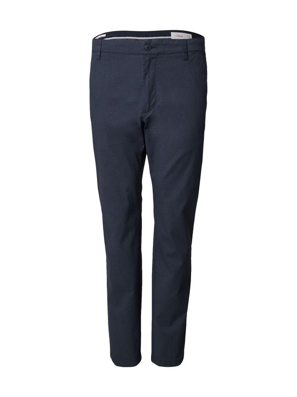 s.Oliver s.Oliver Chino hlače  temno modra