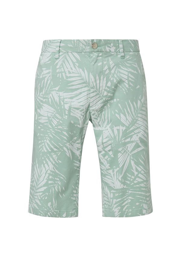 s.Oliver s.Oliver Hlače  pastelno zelena / bela