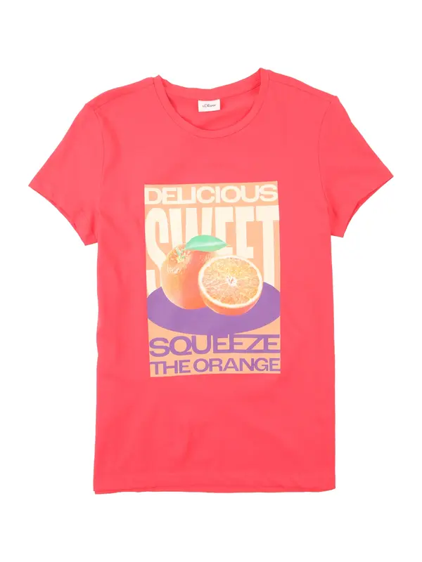 s.Oliver s.Oliver Majica  lila / marelica / mandarina / rdeča