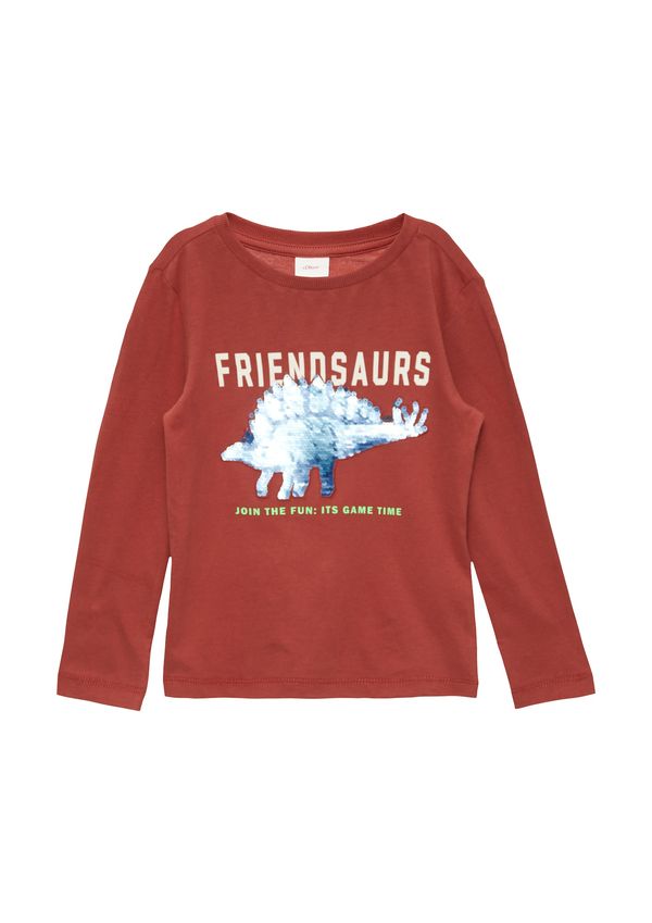 s.Oliver s.Oliver Majica  modra / kivi / rubin rdeča / off-bela