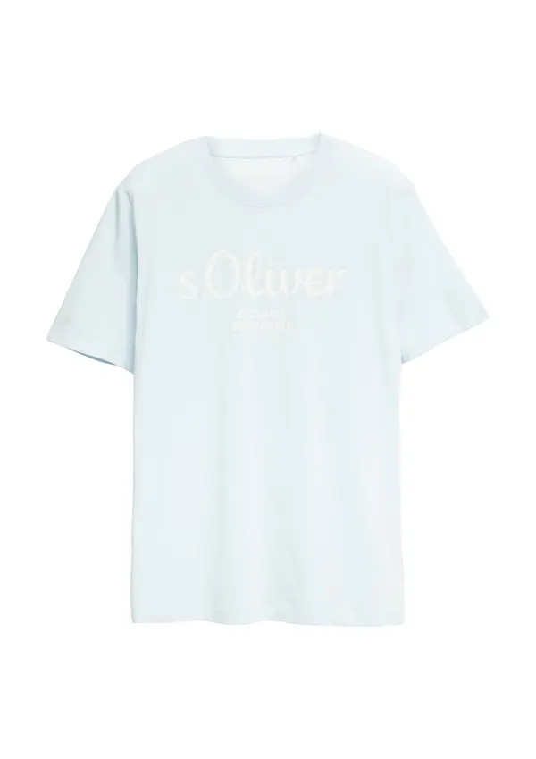 s.Oliver s.Oliver Majica  pastelno modra / bela
