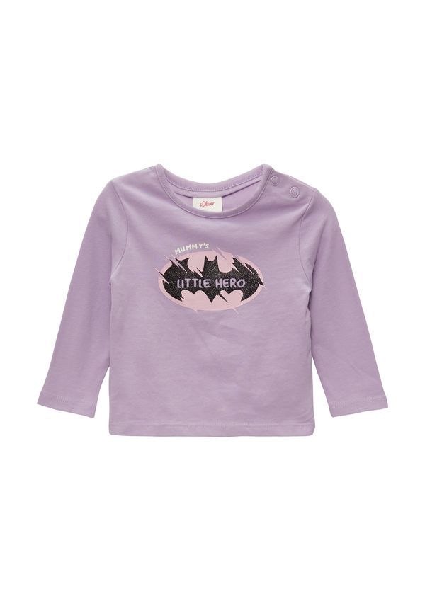 s.Oliver s.Oliver Majica  sivka / svetlo roza / črna