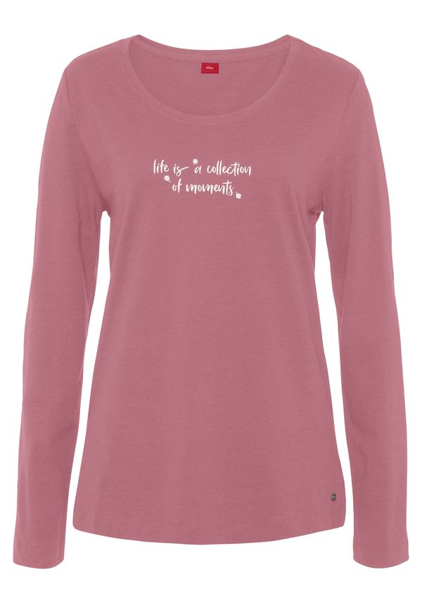 s.Oliver s.Oliver Majica  svetlo lila / bela