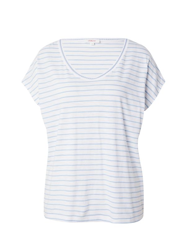 s.Oliver s.Oliver Majica  svetlo modra / bela