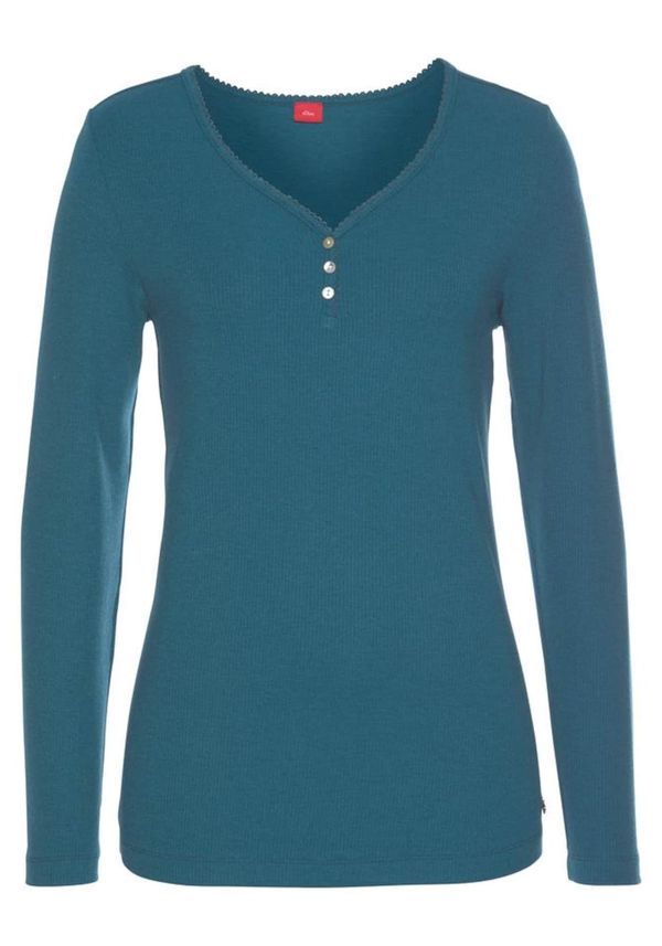 s.Oliver s.Oliver Majica za spanje  petrol