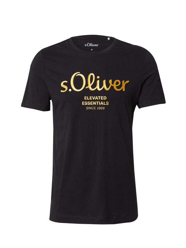 s.Oliver s.Oliver Majica  zlata / črna