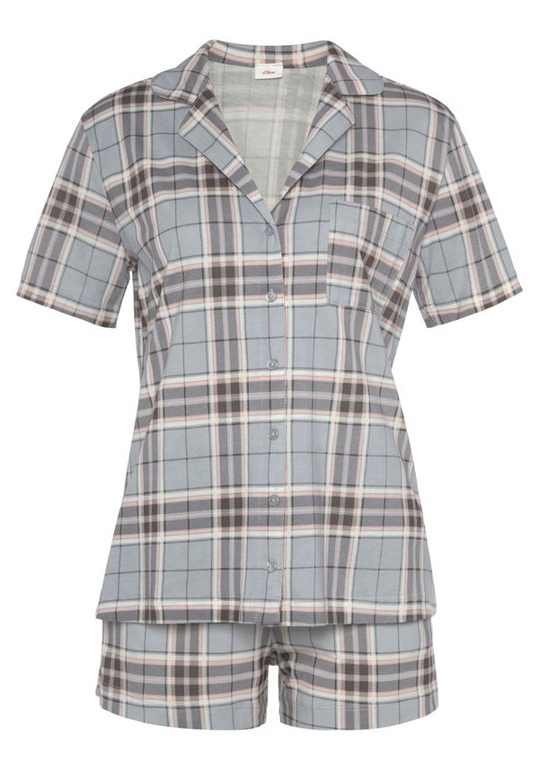 s.Oliver s.Oliver Pižama  nude / siva / črna / bela