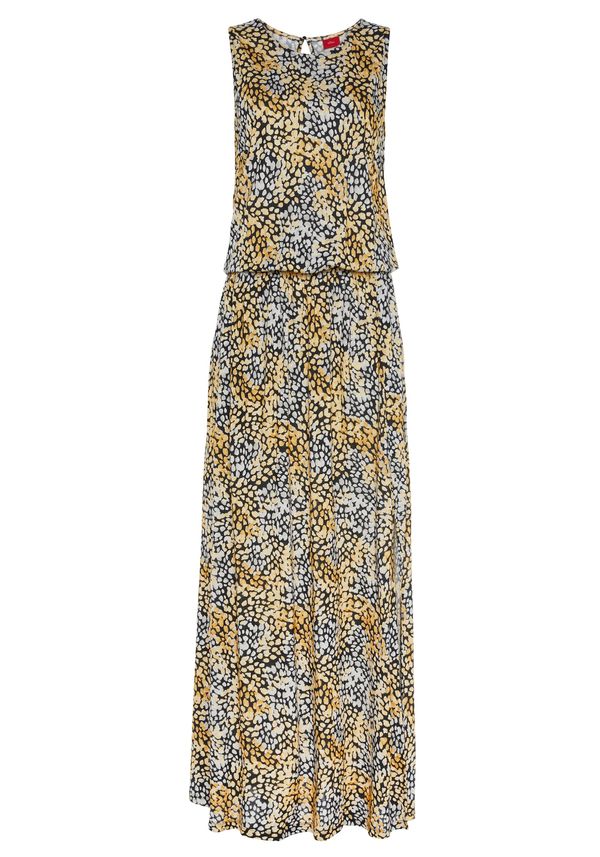 s.Oliver s.Oliver Poletna obleka  svetlo modra / rumena / siva / črna