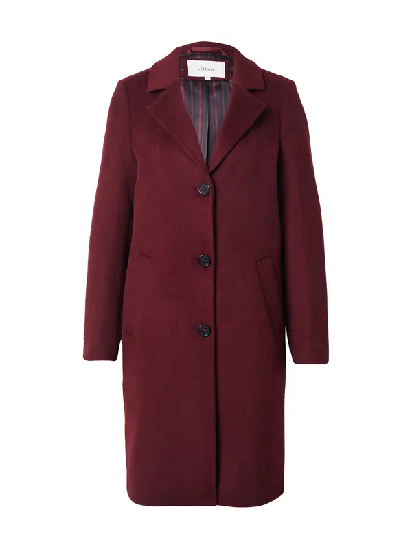 s.Oliver s.Oliver Prehoden plašč  bordo