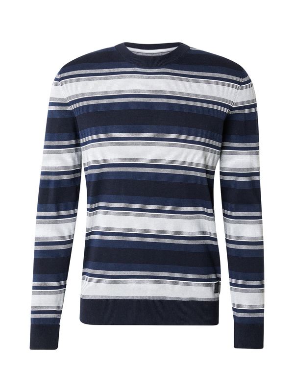 s.Oliver s.Oliver Pulover  marine / mornarska / svetlo siva / bela