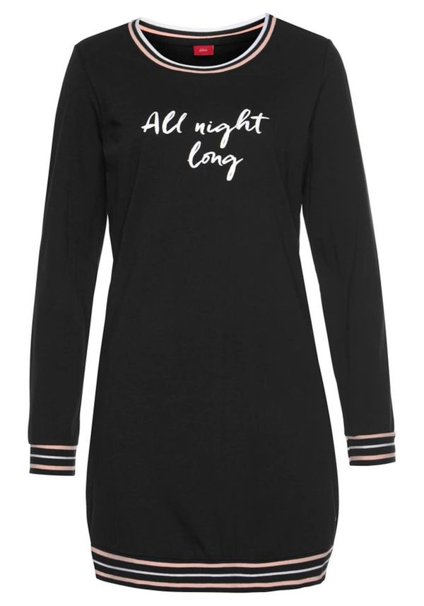 s.Oliver s.Oliver Spalna srajca  roza / črna / bela