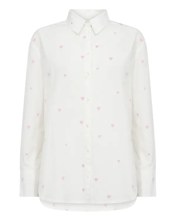 SAINT TROPEZ SAINT TROPEZ Bluza 'Dianne'  roza / bela