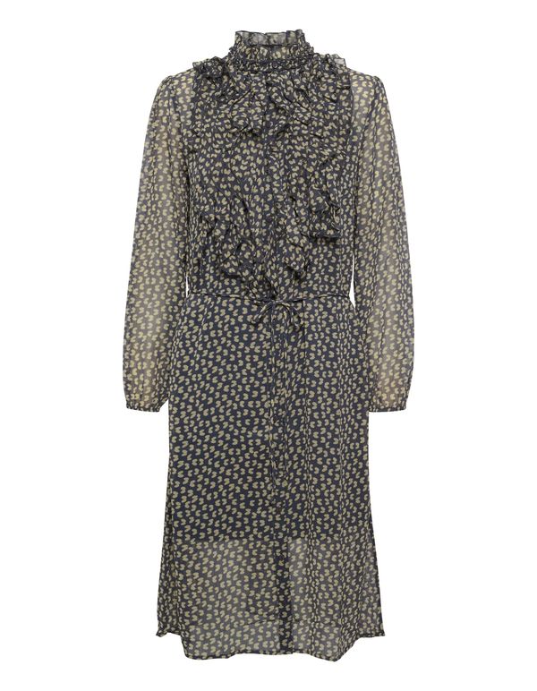 SAINT TROPEZ SAINT TROPEZ Dolga srajca 'Lilja'  bež / mornarska