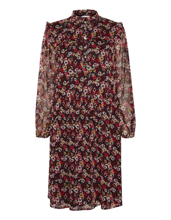 SAINT TROPEZ SAINT TROPEZ Dolga srajca  rumena / rdeča / bordo / črna