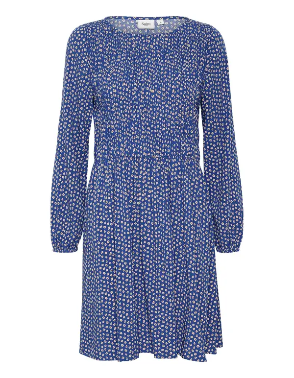 SAINT TROPEZ SAINT TROPEZ Obleka 'Gisla'  safir / pastelno roza