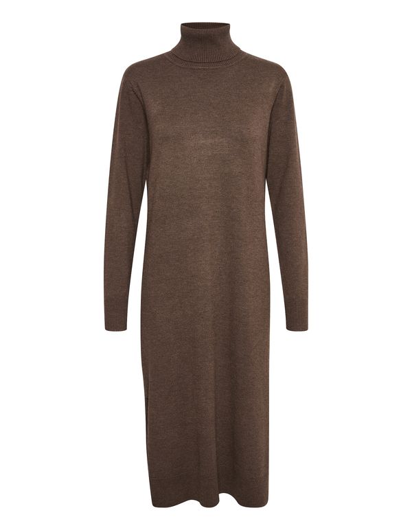 SAINT TROPEZ SAINT TROPEZ Pletena obleka 'Mila'  rjava