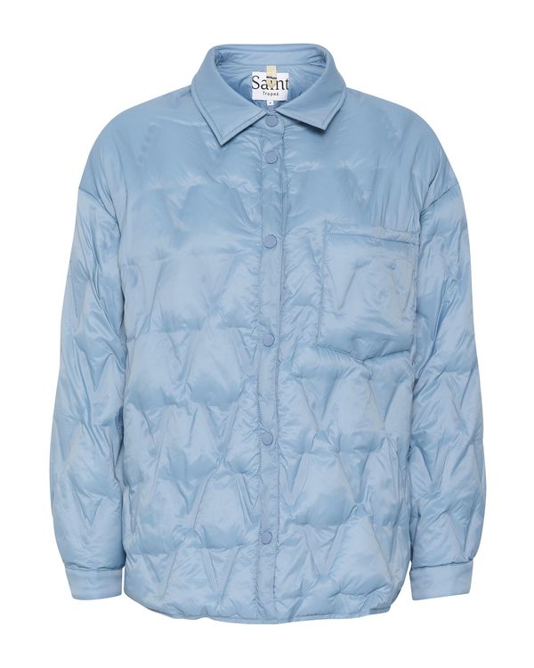 SAINT TROPEZ SAINT TROPEZ Prehodna jakna 'Caddy'  pastelno modra