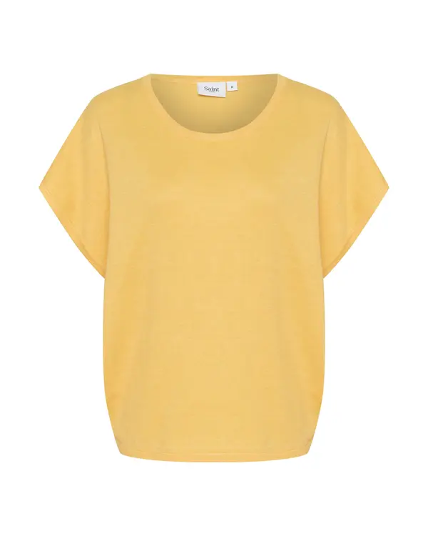 SAINT TROPEZ SAINT TROPEZ Pulover 'Mila'  pegasto rumena