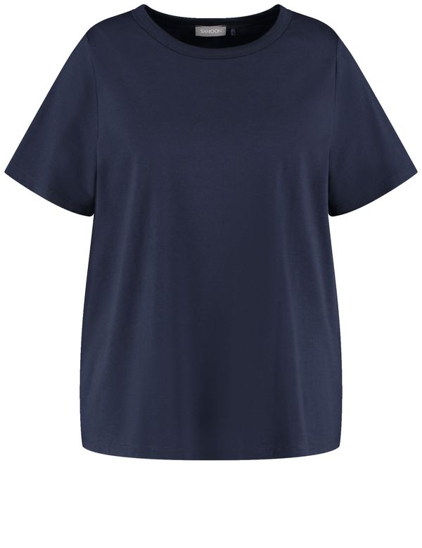 SAMOON SAMOON Majica  temno modra