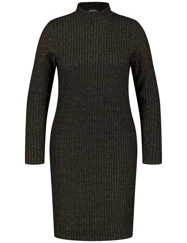 SAMOON SAMOON Obleka  zlata / črna