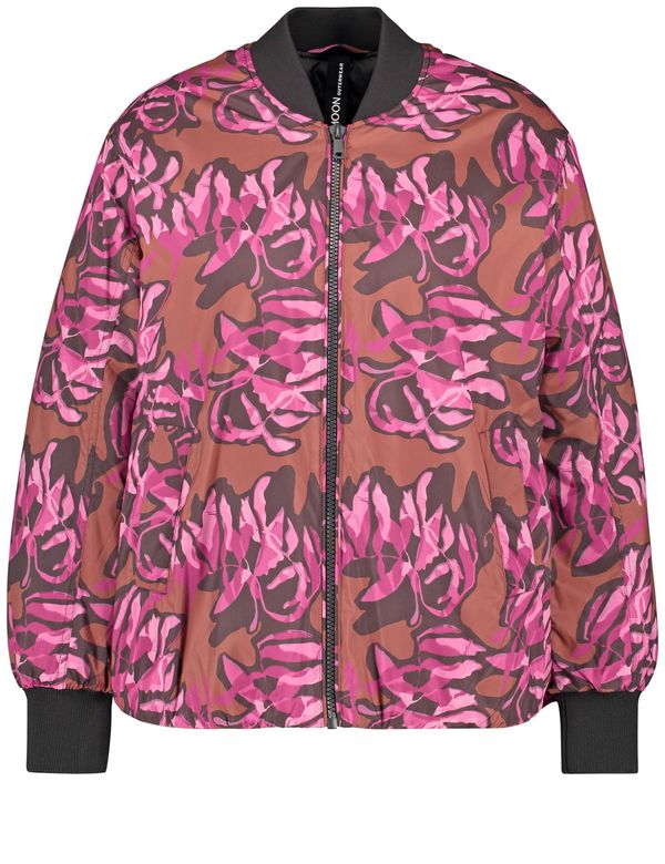 SAMOON SAMOON Prehodna jakna 'NICHT'  svetlo rjava / roza / roza / črna