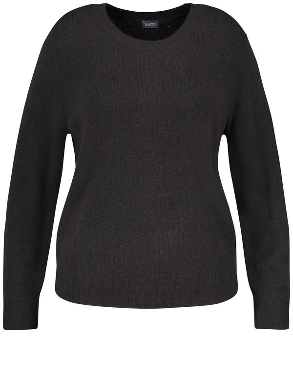 SAMOON SAMOON Pulover  temno siva