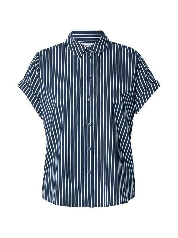 Samsøe Samsøe Samsøe Samsøe Bluza 'Majan'  marine / bela