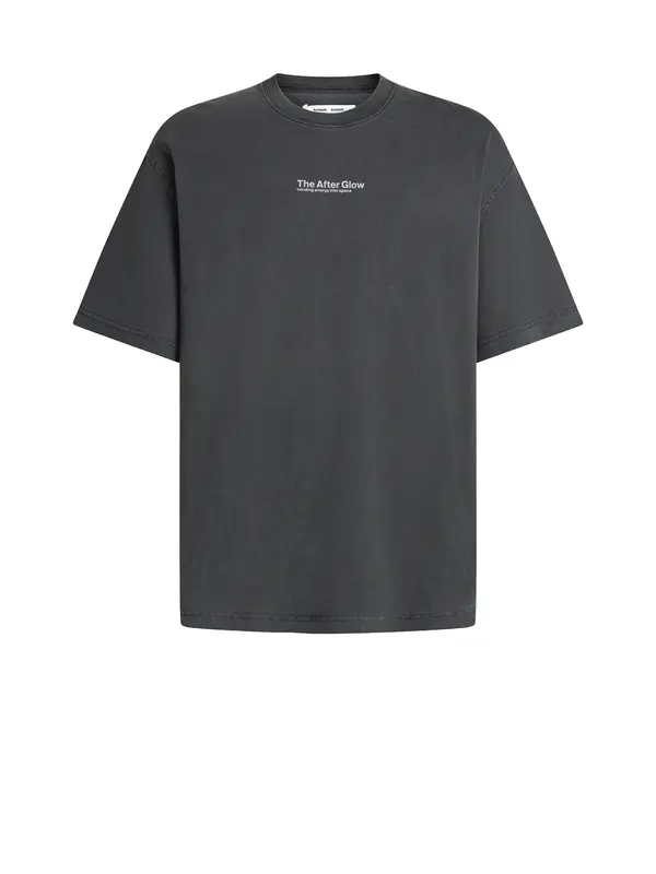 Samsøe Samsøe Samsøe Samsøe Majica  temno siva / črn denim