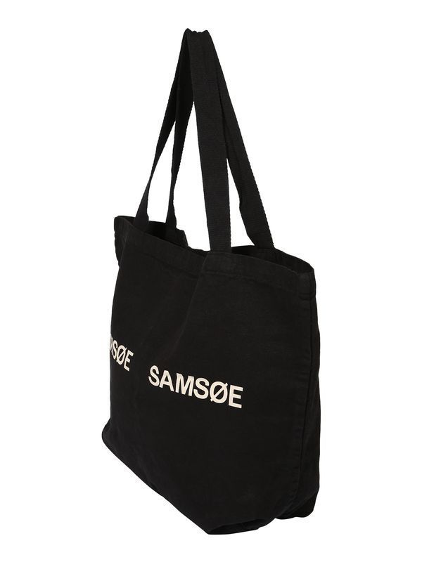 Samsøe Samsøe Samsøe Samsøe Nakupovalna torba 'Frinka'  črna / bela