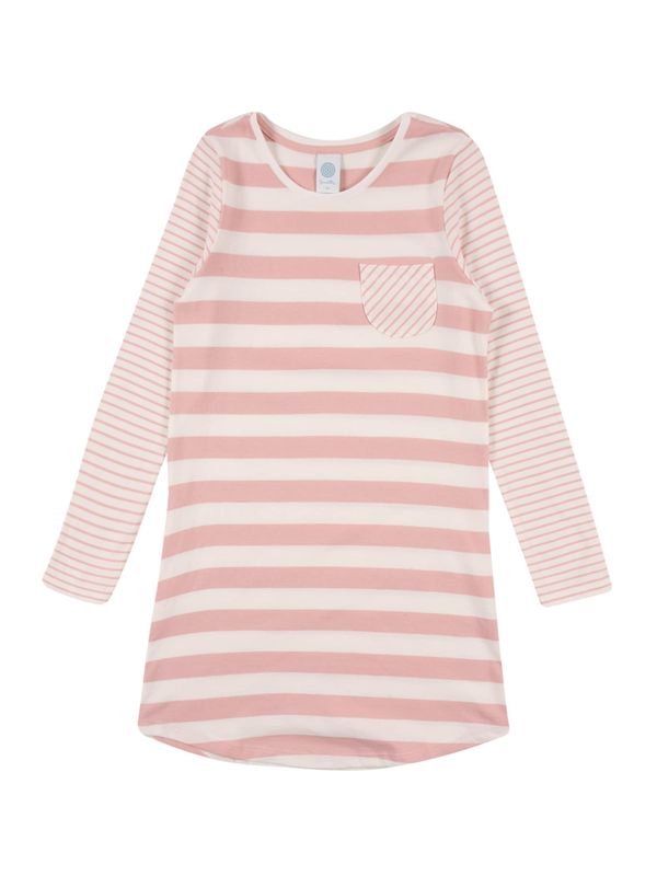 SANETTA SANETTA Spalna srajca  staro roza / bela