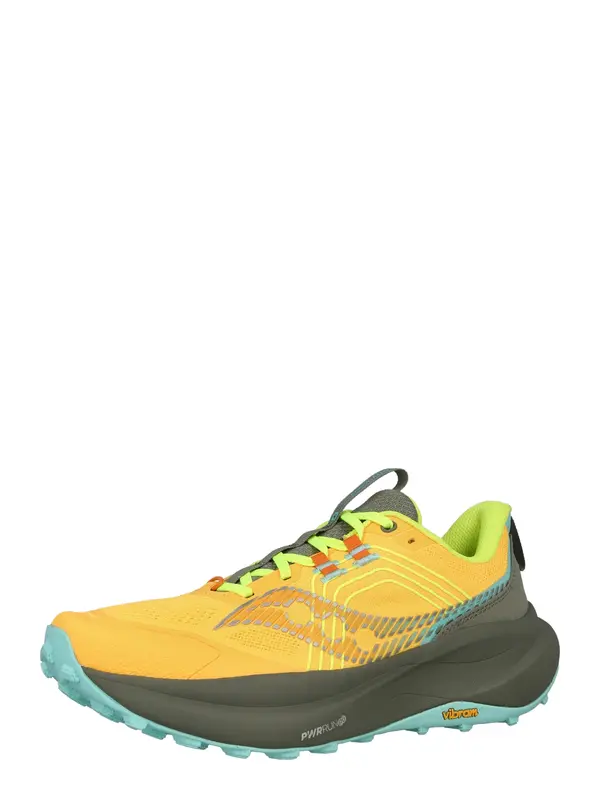saucony saucony Tekaški čevelj 'XODUS ULTRA 4'  siva / oliva / oranžna