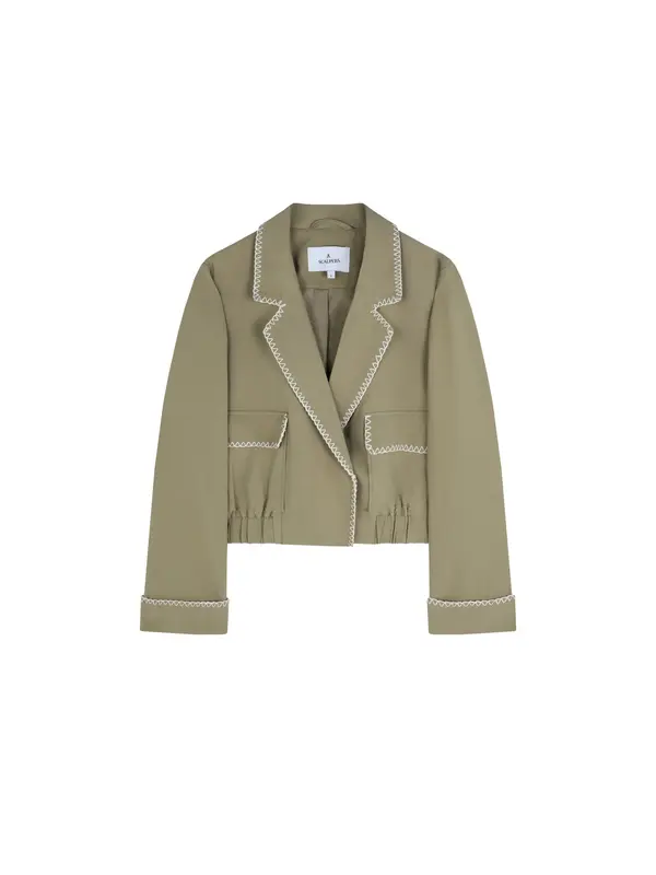Scalpers Scalpers Blazer  kaki / bela