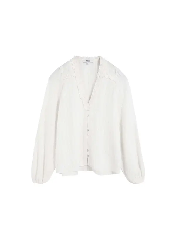 Scalpers Scalpers Bluza 'Lurex'  off-bela
