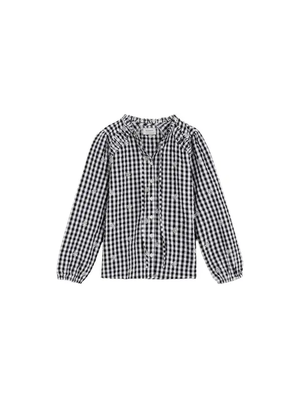 Scalpers Scalpers Bluza 'Marsella'  črna / bela