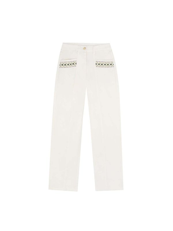 Scalpers Scalpers Hlače  svetlo bež