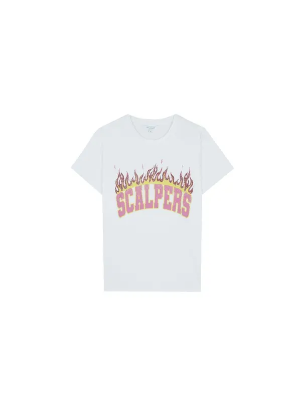 Scalpers Scalpers Majica  bela / off-bela
